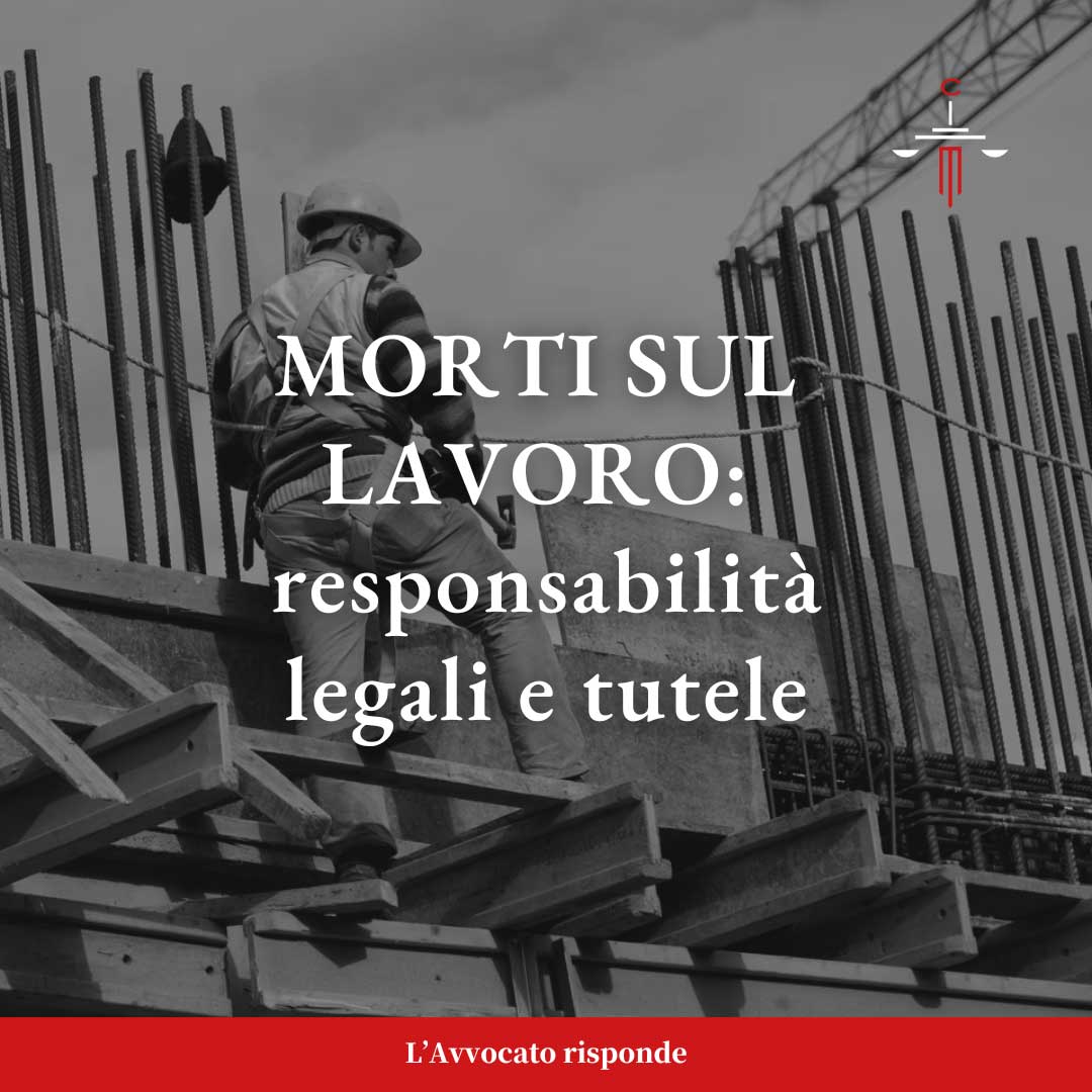 avvocato per risarcimento danni morti sul lavoro verona